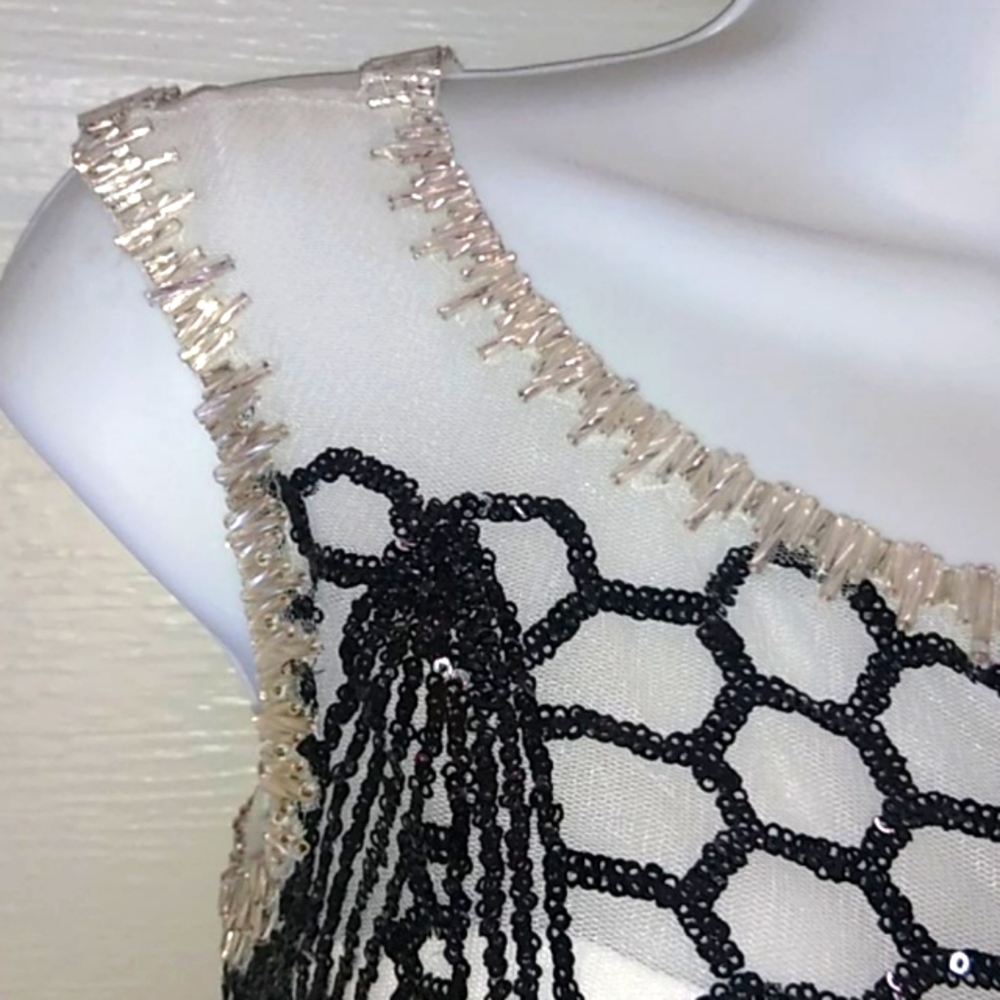 Val Stefani beaded dress Size 0 Association of Wedding Gown Specialists - Picture 9 of 12